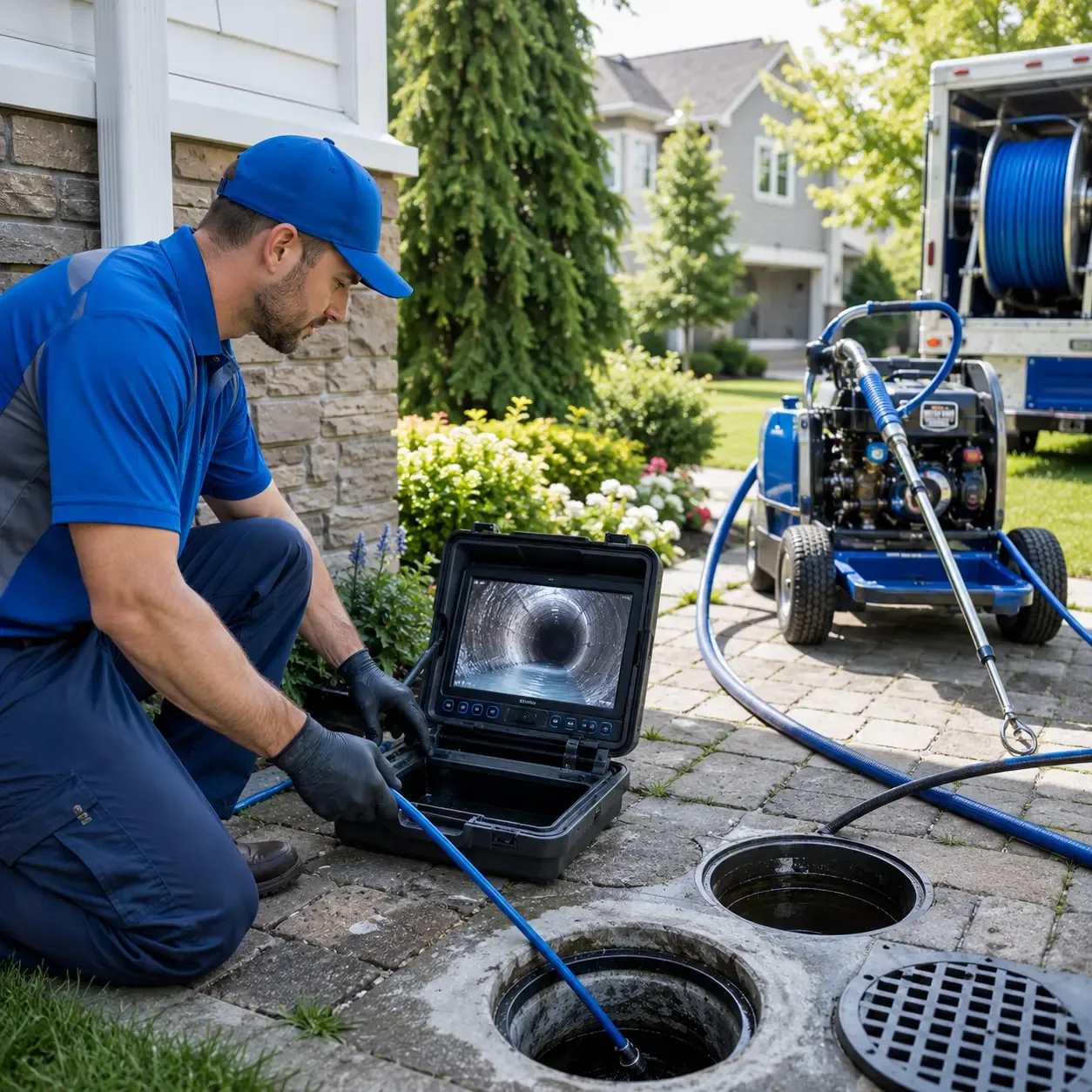 Outdoor drain cleaning professionals serving Whitt, TX